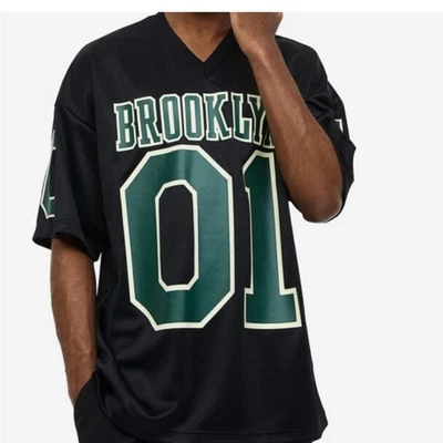 Camiseta deportiva para hombre H&M Brooklyn 01 negra Foto 1 de 4