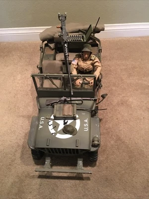 21st CENTURY TOYS ULTIMATE SOLDIER 1/6 JEEP EJÉRCITO DE EE. UU. WILLYS SEGUNDA GUERRA MUNDIAL con figura Foto 1 de 4