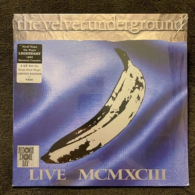 THE VELVET UNDERGROUND :  Live MCMXCII (1993)  SEALED  2LP BLUE Vinyl : LOU REED - Image 1 of 4
