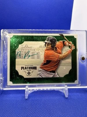 Rafael Devers 2015 Onyx Platinum Elite/50 verde automático #PE15A-RD Giants Foto 1 de 2