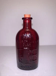 Vintage 3" Wheaton Frank's Safe Kidney, Leberkur rubinrote Flasche W71 Mini - Bild 1 von 8