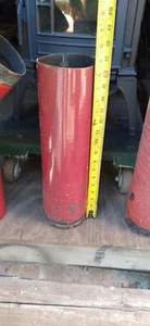 Red Enamel Stove Pipe - Picture 1 of 3