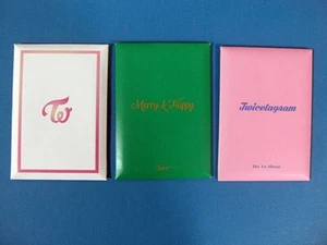 TWICE - SIGNAL MERRY&HAPPY TWICETAGRAM 28 PHOTOCARD (3 PO BENEFIT SET) *NEW* - Picture 1 of 2