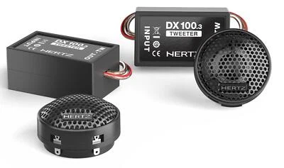 Hertz Dieci DT 24.3 1" 24mm Car Audio Neodymium Tweeters & Crossovers 80w Pair - Image 1 of 3