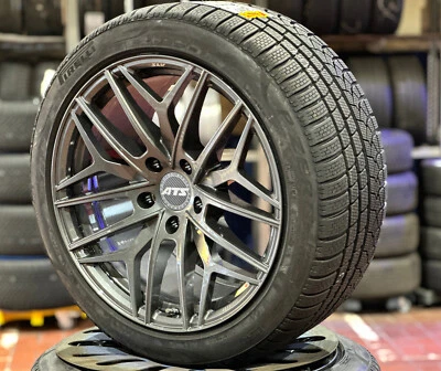 Audi e-tron GT Winterräder 245/45R20 u 285/40R20 bis 240 Km/h grau glänzend - Bild 1 von 2