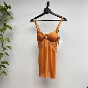Juicy Couture Orange Small Babydoll Nightie NWT New with Tags Retail $48 - Picture 1 of 7