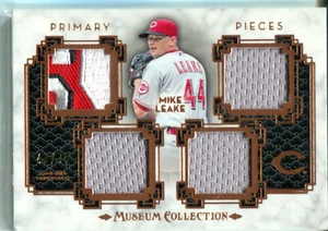 Mike Leake 2014 Topps Museum Collection Unsigned Quad Patch Card #40/75 - Picture 1 of 1