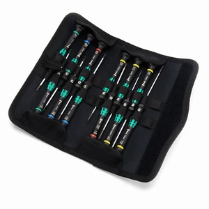 Wera 073675 Kraftform 12 Piece Micro Precision,Slot,Hex,Torx,Ph Screwdriver Set - Picture 1 of 9