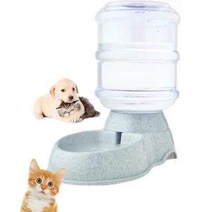 Automatic 3.8L Water Feeder Food Pet Dog Cat Puppy Dispenser Feeder Bowl Bottle - Picture 1 of 8