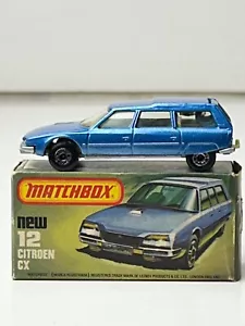 Matchbox Superfast No. 12 Citroen CX with Original Box - Picture 1 of 21