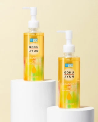 Hadalabo Gokujyun Cleansing Oil 200ml x 2pcs Quick & Mild Cleanser Foto 1 de 4