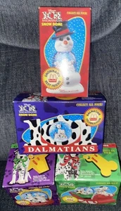 Vintage 1996 McDonald's 101 Dalmatians Snow Dome/Globe Complete Set Of 4 New - Picture 1 of 4
