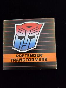 Transformers G1 1988 Pretender Micromaster Catalog Folder Brochure Insert