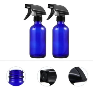 2 Pcs Glass Spray Oil Empty Container Barber Tool Travel - Picture 1 of 12
