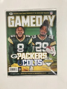Green Bay Packers Gameday Program Colts 9/15/2024 Josh Jacobs McKinney Tickets - Picture 1 of 3