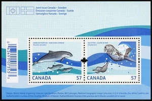 Canada Stamps Souvenir Sheet of 2, Marine Life, #2387 MNH - Picture 1 of 1