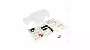 ECX ECX8303 Clear Body U-Finish For 1/18 Smash Monster Truck - Picture 1 of 1