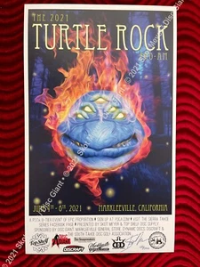 DISC GOLF ART - MYSTIC TURTLE -LTD EDITION SIGNED & NUMBERED LITHOGRAPH- SICK! - Picture 1 of 2