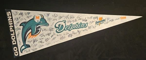 Miami Dolphins Vintage 27" 1998 Pennant STADIUM Gatorade PROMO w FAUX TEAM AUTOS - Picture 1 of 11