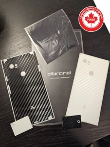 dbrand Skin pour google pixel 2xl en fibre de carbone noir et blanc - Photo 1 sur 3