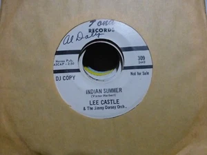 LEE CASTLE & JIMMY DORSEY BROTHER BILL & INDIAN SUMMER FONA NEAR MINT 45 - Picture 1 of 1