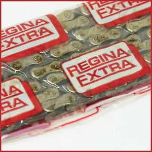 NUEVO DE LOTE ANTIGUO REGINA EXTRA CX CADENA BICICLETA DE CARRETERA BICICLETA DE CARRERAS ANTIGUA 1/2X3/32 AÑOS 80 - Imagen 1 de 4