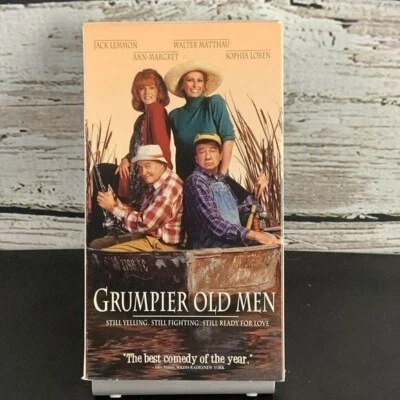Grumpier Old Men (VHS, 1996) Jack Lemmon, Walter Matthau, Ann-Margret Foto 1 de 4