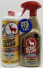Scent Killer 559 Wildlife Research Super Charged Spray 24/24 Combo, 56 oz