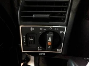 D Chrom Rahmen für Lichtschalter / Mercedes SL R129 - Edelstahl poliert - Picture 1 of 3