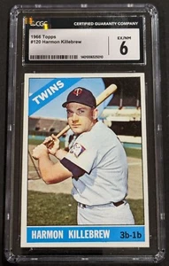 1966 Topps Harmon Killebrew CGC 6 EX-MT Minnesota Twins #120 - Picture 1 of 3
