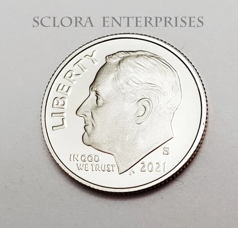 2021 S Roosevelt *CLAD PROOF* Dime  **FREE SHIPPING** Cover