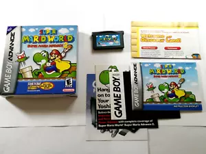 Super Mario World Game Boy Advance with box and inserts authentic - Picture 1 of 11