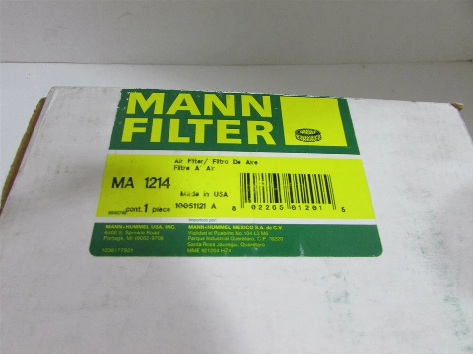 Filtro de aire Mann Filter MA 1214 Foto 1 de 3