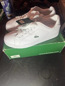Lacoste Carnaby Retro Damenschuhe, Größe 10, weiß, neu im Karton siehe Bilder " - Bild 1 von 6