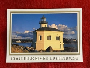 Oregon Postcard Coquille River Lighthouse NEW Unposted - Picture 1 of 3