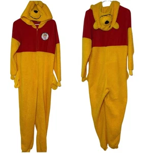 Disney Costume Winnie The Pooh One Piece Bodysuit Adults Size Small - Picture 1 of 7