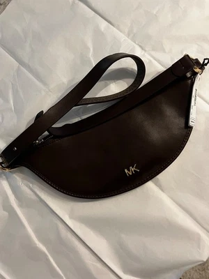 Новый Michael Kors двусторонний ремень сумка через плечо коричневая кожа - Изображение 1 из 4