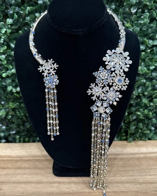 ¡¡NUEVO EN CAJA!! Gargantilla colgante HEIDI DAUS "Lumi" collar de cristal copo de nieve Foto 1 de 4