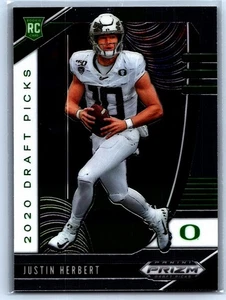 2020 Prizm Draft Pics - Justin Herbert #102 Oregon - Picture 1 of 2