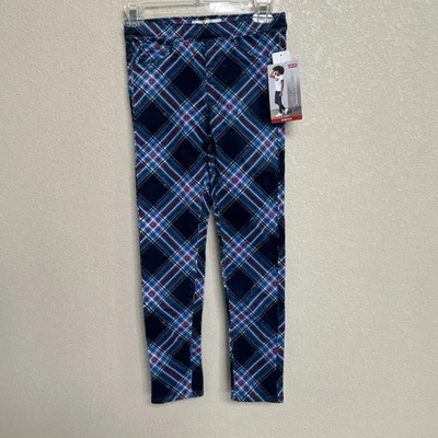 Leggings Levi’s Girls Azul Rojo Blanco A Cuadros Elastizados Pana Pull-On 8 Regular Foto 1 de 4