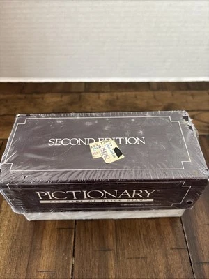 Vintage 1987 Pictionary Game Second Edition Card Set Box 133 New Sealed - Image 1 of 4