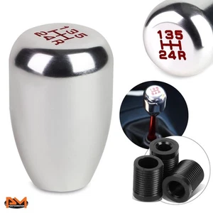 Universal 5-Speed MT/Manual Transmission Aluminum Short Throw Shift Knob Silver - Picture 1 of 3
