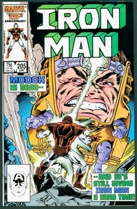 Iron Man 205 VF/NM 9.0 Marvel 1986 - Picture 1 of 3