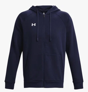 Under Armour Hoodie Mens XL UA Rival Fleece Full Zip Sweatshirt Loose Fit - Picture 1 of 4