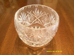 Waterford Crystal Vintage bowl  4 1/2 WIDE BY 3 1/4 INCHES TALL - Picture 1 of 2