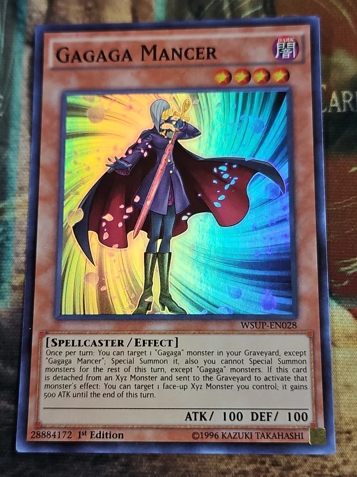 Gagaga Mancer WSUP-EN028 1st Super Rare VLP Yu-Gi-Oh! - Image 1 of 1