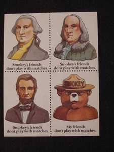 1976 Smokey Bear Poster Stamps SBr. 77-80 - Picture 1 of 1