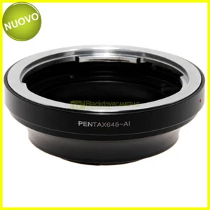 Anello adapter per obiettivi Pentax 645 su fotocamere Nikon. Adattatore N-PK645 - Imagen 1 de 3