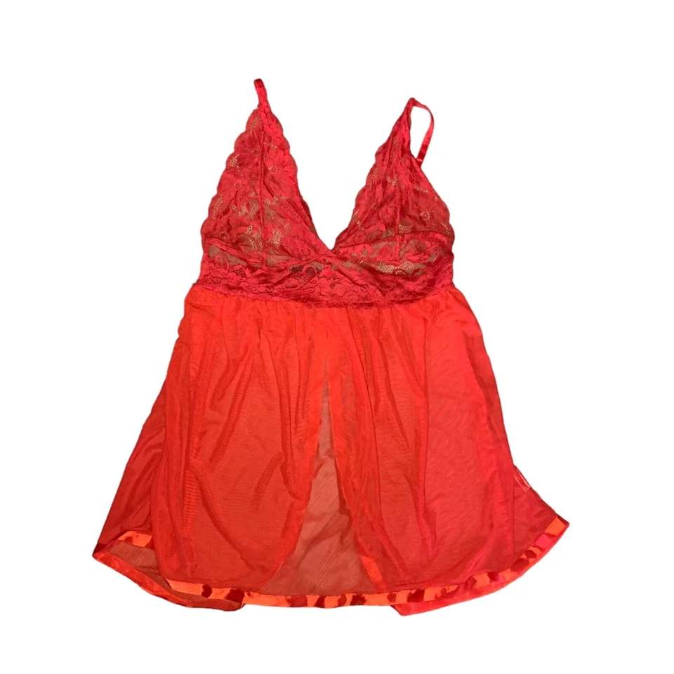 Lencería Babydoll roja Avid Love talla L Foto 1 de 4