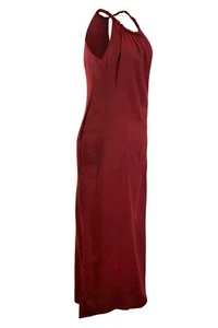 CCcollections Algodón Largo MAXI A Line Vestido Correa Trenzada - Imagen 1 de 17